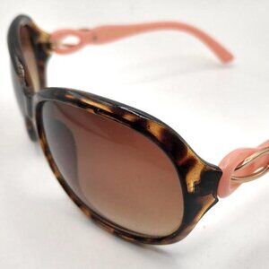 Foster Grant Women's Tortoise Brown Peach Sunglasses SECOND CHANCE